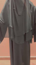 Load and play video in Gallery viewer, Black Aisha Khimar and Niqab
